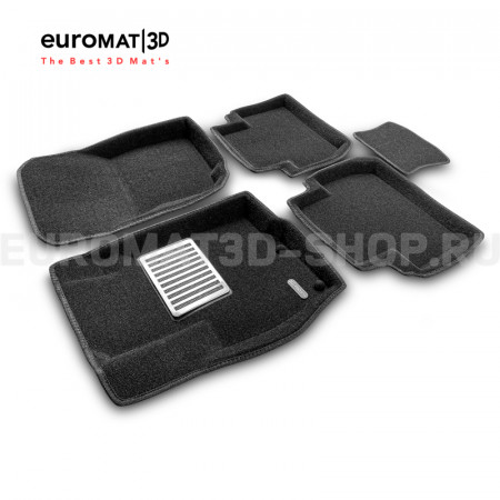 Текстильные 3D коврики Euromat3D Lux в салон для Mitsubishi Outlander XL (2006-2012) № EM3D-003609 Текстильные 3D коврики Euromat3D Lux в салон для Mitsubishi Outlander XL (2006-2012) № EM3D-003609