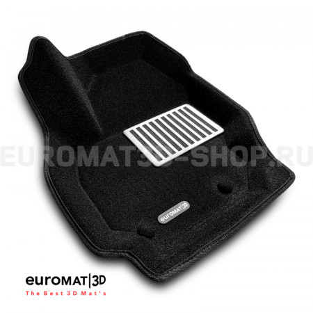 Текстильные 3D коврики Euromat3D Lux в салон для Volvo XC 60 (2008-2017) № EM3D-005505