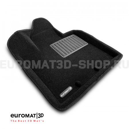 Текстильные 3D коврики Euromat3D Business в салон для Kia Sorento (2013-2019) № EMC3D-002919 Текстильные 3D коврики Euromat3D Business в салон для Kia Sorento (2013-2019) № EMC3D-002919