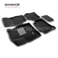 Текстильные 3D коврики Euromat3D Business в салон для Porsche Cayenne (2002-2009) № EMC3D-004100 Текстильные 3D коврики Euromat3D Business в салон для Porsche Cayenne (2002-2009) № EMC3D-004100