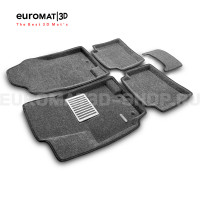 Текстильные 3D коврики Euromat3D Lux в салон для Kia Rio (2011-2016) № EM3D-002922G Серые Текстильные 3D коврики Euromat3D Lux в салон для Kia Rio (2011-2016) № EM3D-002922G Серые