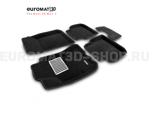 Текстильные 3D коврики Euromat3D Lux в салон для Subaru Outback (2002-2009) № EM3D-004707 Текстильные 3D коврики Euromat3D Lux в салон для Subaru Outback (2002-2009) № EM3D-004707