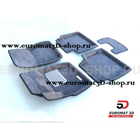 Текстильные 3D коврики Euromat3D Lux в салон для Ford Mondeo (2015-) № EM3D-002216G Серые Текстильные 3D коврики Euromat3D Lux в салон для Ford Mondeo (2015-) № EM3D-002216G Серые