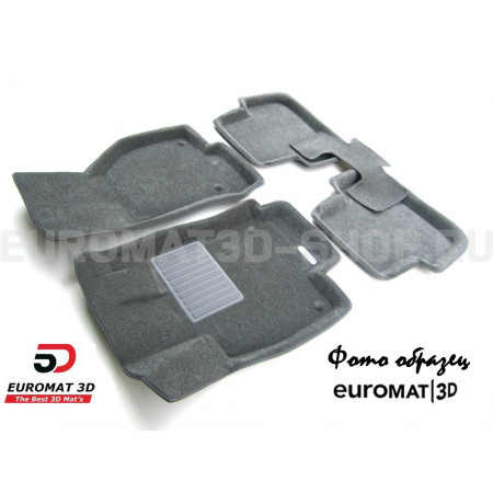 Текстильные 3D коврики Euromat3D Business в салон для Ford Mondeo (2015-) № EMC3D-002216G Серые Текстильные 3D коврики Euromat3D Business в салон для Ford Mondeo (2015-) № EMC3D-002216G Серые