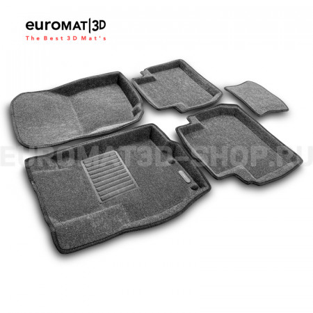 Текстильные 3D коврики Euromat3D Business в салон для Mitsubishi Outlander XL (2006-2012) № EMC3D-003609G Серые Текстильные 3D коврики Euromat3D Business в салон для Mitsubishi Outlander XL (2006-2012) № EMC3D-003609G Серые