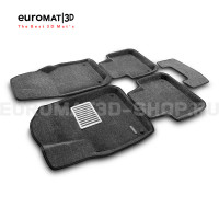 Текстильные 3D коврики Euromat3D Lux в салон для Porsche Cayenne (2018-) № EM3D-004106G Серые Текстильные 3D коврики Euromat3D Lux в салон для Porsche Cayenne (2018-) № EM3D-004106G Серые
