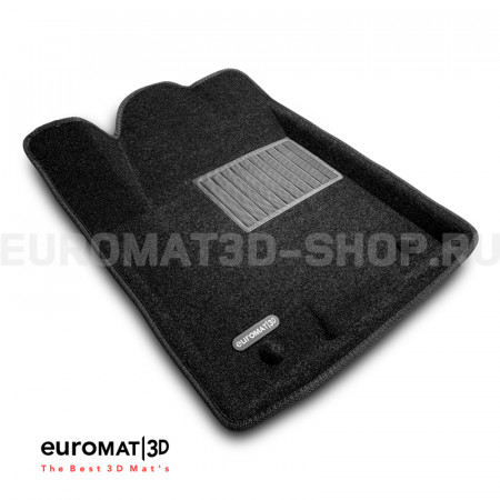 Текстильные 3D коврики Euromat3D Premium в салон для Infiniti QX56, QX80 (2010-2015-) № EMPR3D-002813