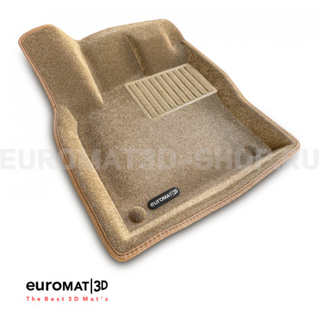 Текстильные 3D коврики Euromat3D Business в салон для Skoda Kodiaq (2017-2024) № EMC3D-004512T Бежевые Текстильные 3D коврики Euromat3D Business в салон для Skoda Kodiaq (2017-2024) № EMC3D-004512T Бежевые