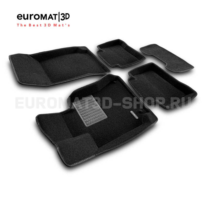 Текстильные 3D коврики Euromat3D Premium в салон для Mercedes CLS-Class (W218) (2011-2017) № EMPR3D-003505 Текстильные 3D коврики Euromat3D Premium в салон для Mercedes CLS-Class (W218) (2011-2017) № EMPR3D-003505