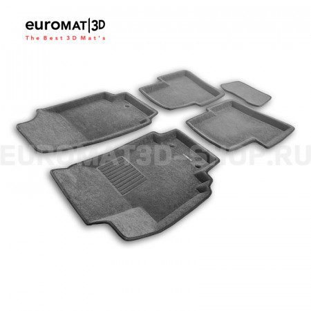 Текстильные 3D коврики Euromat3D Business в салон для Hyundai Creta (2016-2020) № EMC3D-002728G Серые Текстильные 3D коврики Euromat3D Business в салон для Hyundai Creta (2016-2020) № EMC3D-002728G Серые