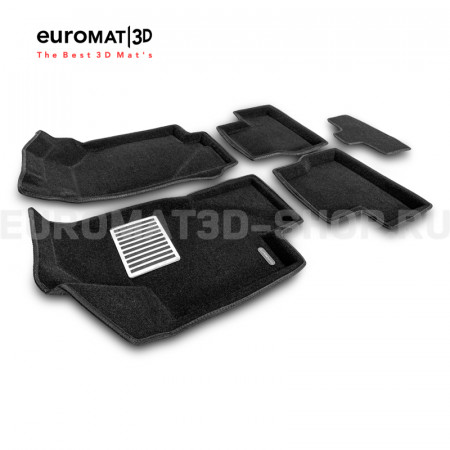 Текстильные 3D коврики Euromat3D Lux в салон для Datsun mi-Do (2015-2020) № EM3D-005310 Текстильные 3D коврики Euromat3D Lux в салон для Datsun mi-Do (2015-2020) № EM3D-005310