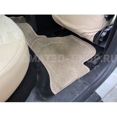 Текстильные 3D коврики Euromat3D Lux в салон для Skoda Octavia A5 (2004-2012) № EM3D-004502T Бежевые Текстильные 3D коврики Euromat3D Lux в салон для Skoda Octavia A5 (2004-2012) № EM3D-004502T Бежевые