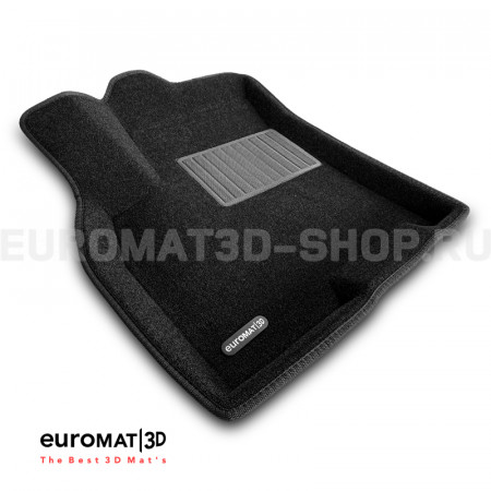 Текстильные 3D коврики Euromat3D Business в салон для Chery Tiggo 8 PRO (2019-2023) № EMC3D-001422