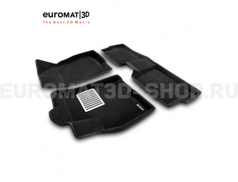 Текстильные 3D коврики Euromat3D Lux в салон для Chery Tiggo 7 PRO (2019-) № EM3D-001421