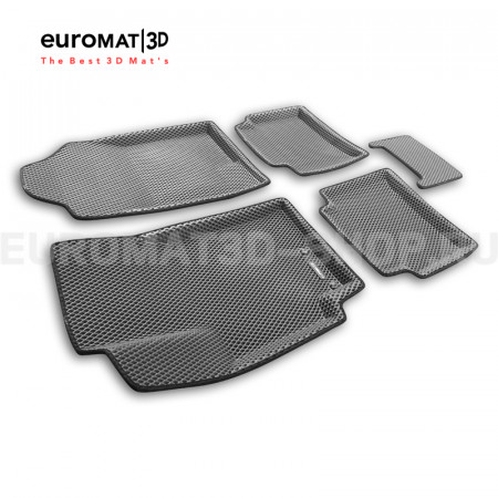 3D коврики Euromat3D EVA в салон для Hyundai Solaris (2017-) № EM3DEVA-002931G Серые 3D коврики Euromat3D EVA в салон для Hyundai Solaris (2017-) № EM3DEVA-002931G Серые