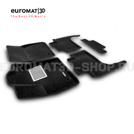 Текстильные 3D коврики Euromat3D Lux в салон для Toyota Land Cruiser 300 (2021-) № EM3D-005109 Текстильные 3D коврики Euromat3D Lux в салон для Toyota Land Cruiser 300 (2021-) № EM3D-005109
