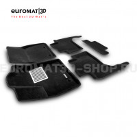 Текстильные 3D коврики Euromat3D Lux в салон для Toyota Land Cruiser 3..