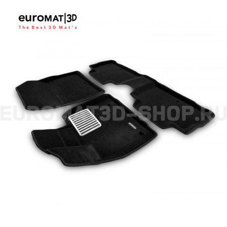 Текстильные 3D коврики Euromat3D Lux в салон для Hyundai Palisade (2021-) № EM3D-002713 Текстильные 3D коврики Euromat3D Lux в салон для Hyundai Palisade (2021-) № EM3D-002713