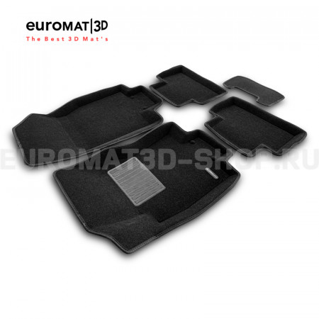 Текстильные 3D коврики Euromat3D Premium в салон для Nissan Qashqai (2016-) № EMPR3D-003722 Текстильные 3D коврики Euromat3D Premium в салон для Nissan Qashqai (2016-) № EMPR3D-003722
