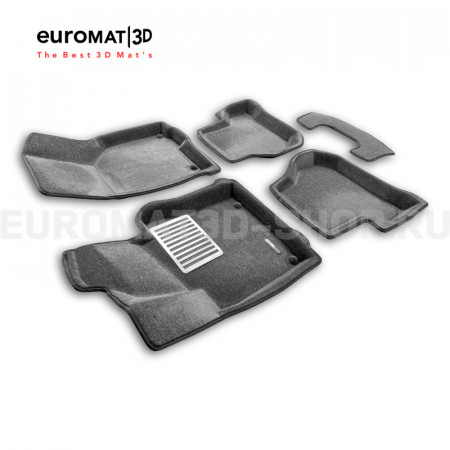 Текстильные 3D коврики Euromat3D Lux в салон для Volkswagen Golf 5 (2003-2009) № EM3D-004502G Серые Текстильные 3D коврики Euromat3D Lux в салон для Volkswagen Golf 5 (2003-2009) № EM3D-004502G Серые