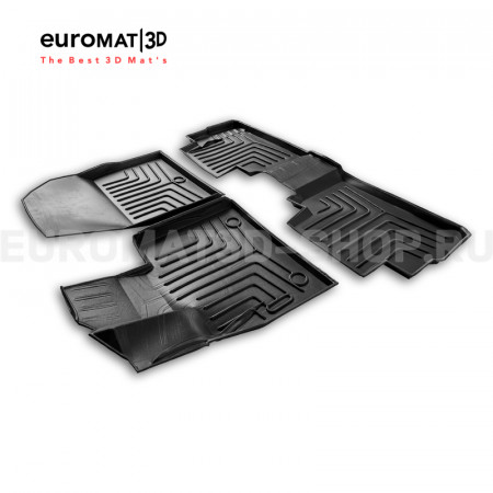 3D коврики Euromat3D Liner в салон для Hyundai Palisade (2021-) № EM3DLI-002713 3D коврики Euromat3D Liner в салон для Hyundai Palisade (2021-) № EM3DLI-002713