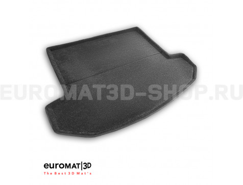 Текстильный 3D Коврик Euromat в багажник Для Chery Tiggo 8 PRO (2019-2023) № EMT3D-001422