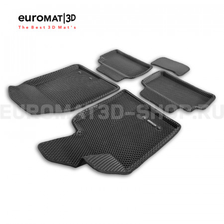 3D Коврики Euromat3D EVA В Салон Для CHANGAN UNI-V (2023-) № EM3DEVA-001334