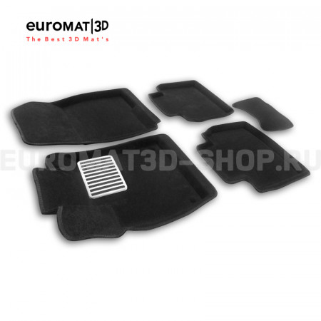 Текстильные 3D коврики Euromat3D Lux в салон для Honda Accord (2020-) № EM3D-002607
