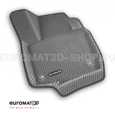 3D коврики Euromat3D EVA в салон для Skoda Rapid (2020-) № EM3DEVA-004508G Серые 3D коврики Euromat3D EVA в салон для Skoda Rapid (2020-) № EM3DEVA-004508G Серые