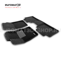 Текстильные 3D коврики Euromat3D Business в салон для Haval H9 (2024-) № EMC3D-004910