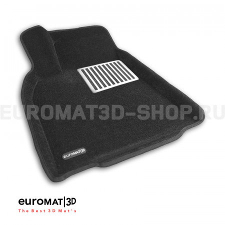 Текстильные 3D коврики Euromat3D Lux в салон для Tesla Model Y (2020-) № EM3D-004902