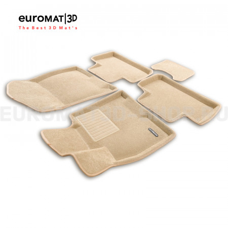 Текстильные 3D коврики Euromat3D Business в салон для Genesis GV80 (2021-) № EMC3D-001440T Бежевые Текстильные 3D коврики Euromat3D Business в салон для Genesis GV80 (2021-) № EMC3D-001440T Бежевые