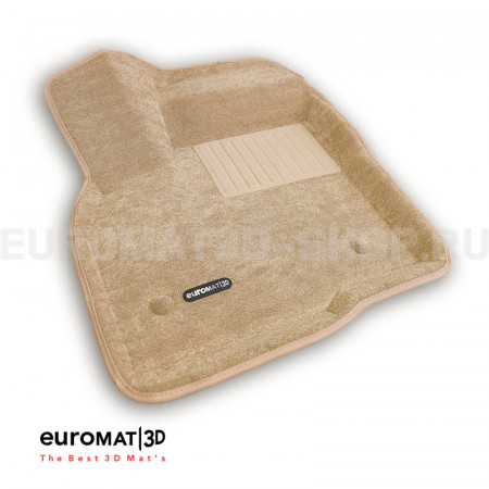 Текстильные 3D коврики Euromat3D Business в салон для Chevrolet Bolt (2016-) № EMC3D-001500T Бежевые Текстильные 3D коврики Euromat3D Business в салон для Chevrolet Bolt (2016-) № EMC3D-001500T Бежевые